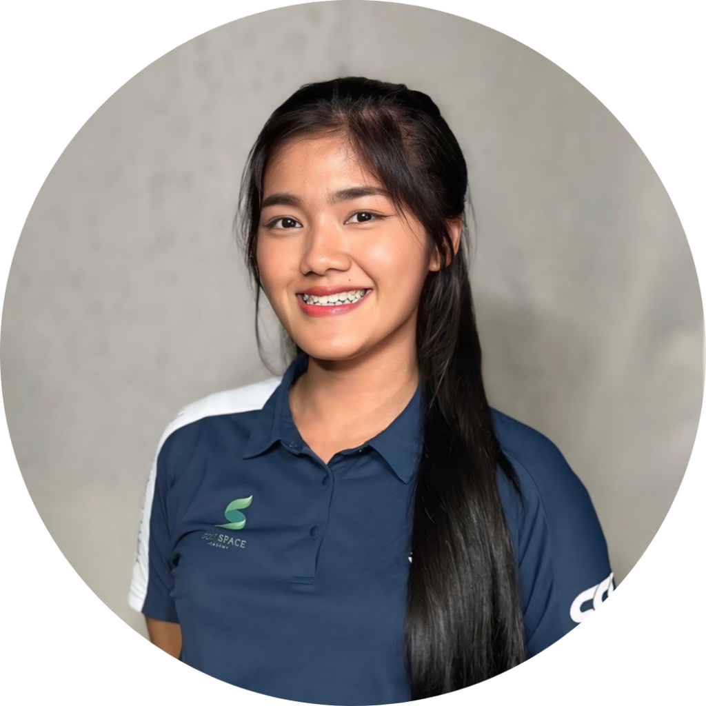 คุณไข่มุก แอดมินประจำ Golf Space Academy สาขาสุวรรณภูมิ และ สาขาระยอง